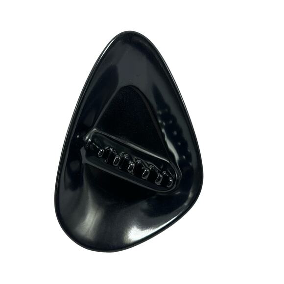 Black Ashtray Modern Tabletop‎ Cigarette Holder Smoking Ash Tray Home Decor - Picture 1 of 7